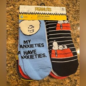 Peanuts Womens 10-Pack Low-Cut Socks, Sock Size 9-11